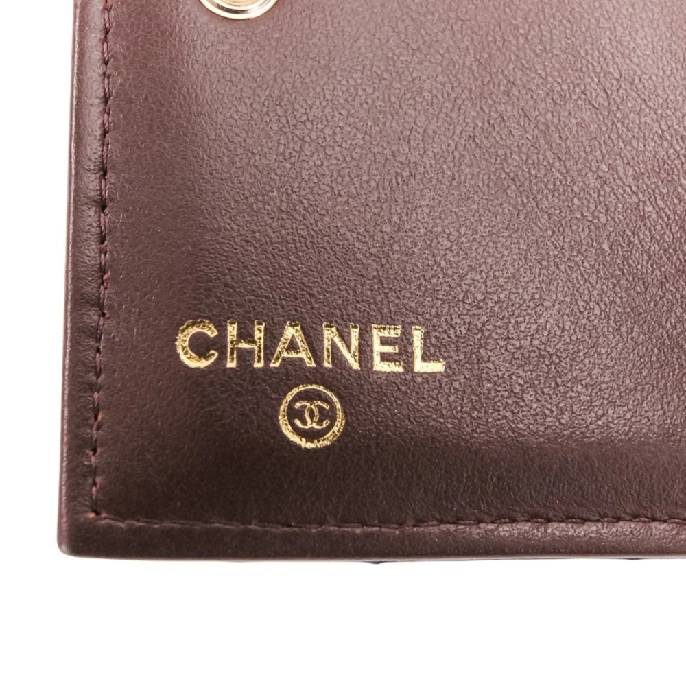 CHANEL Black Caviar Leather Logo Wallet - Picture 8 of 16